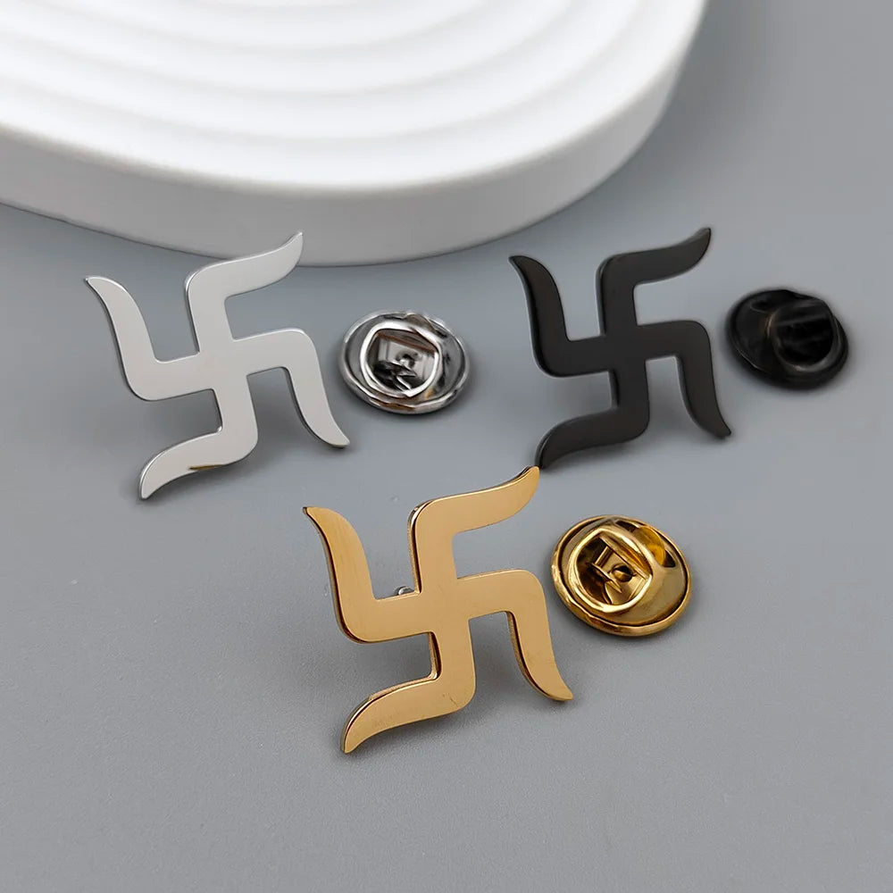 Swastika Pin