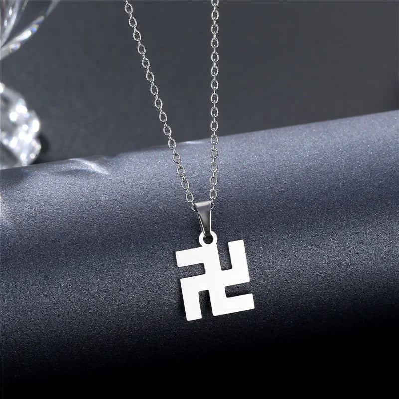 Swastika Shaped Necklace