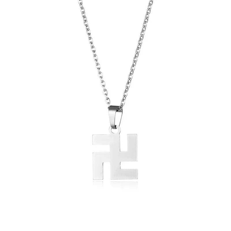 Swastika Shaped Necklace