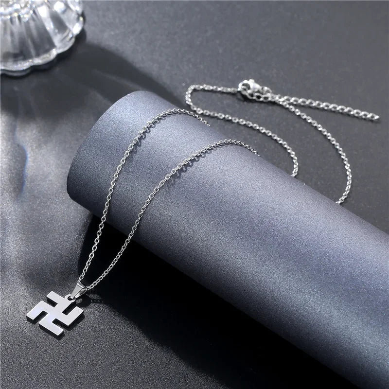 Swastika Shaped Necklace