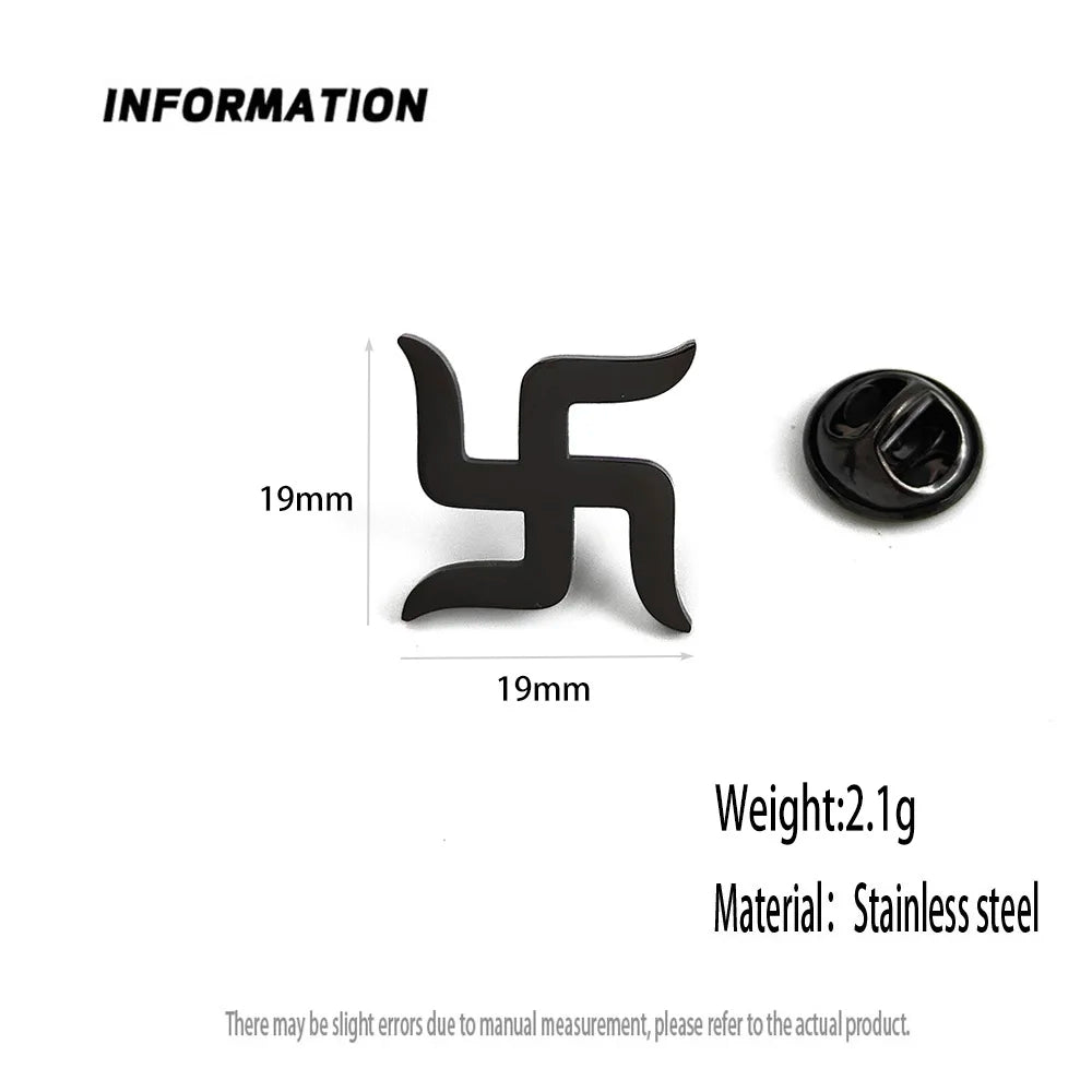 Swastika Pin