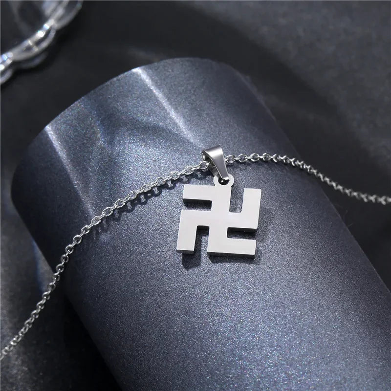 Swastika Shaped Necklace