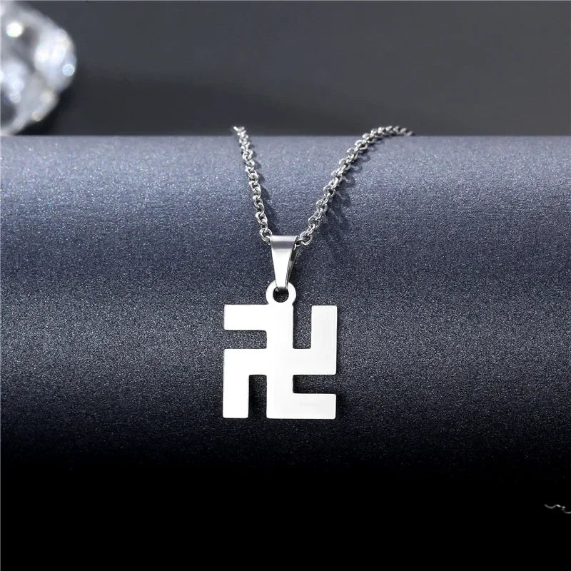 Swastika Shaped Necklace