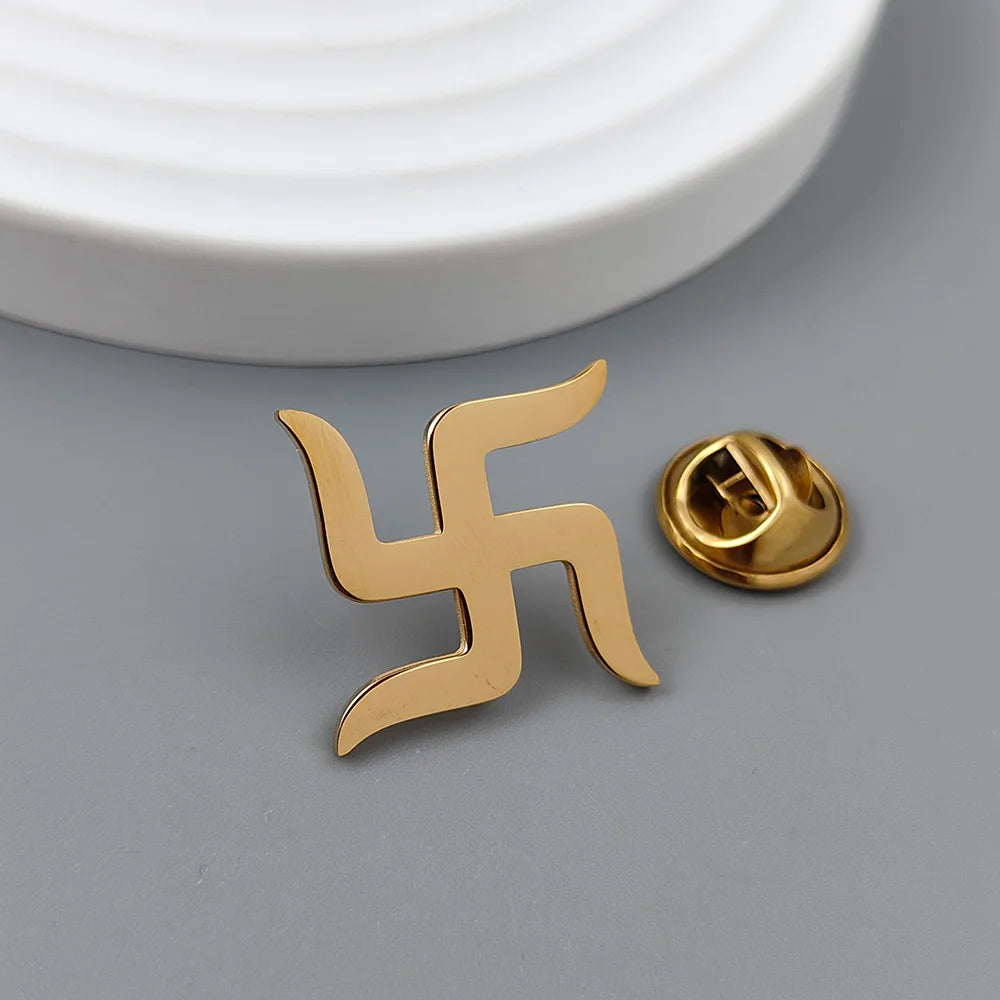 Swastika Pin